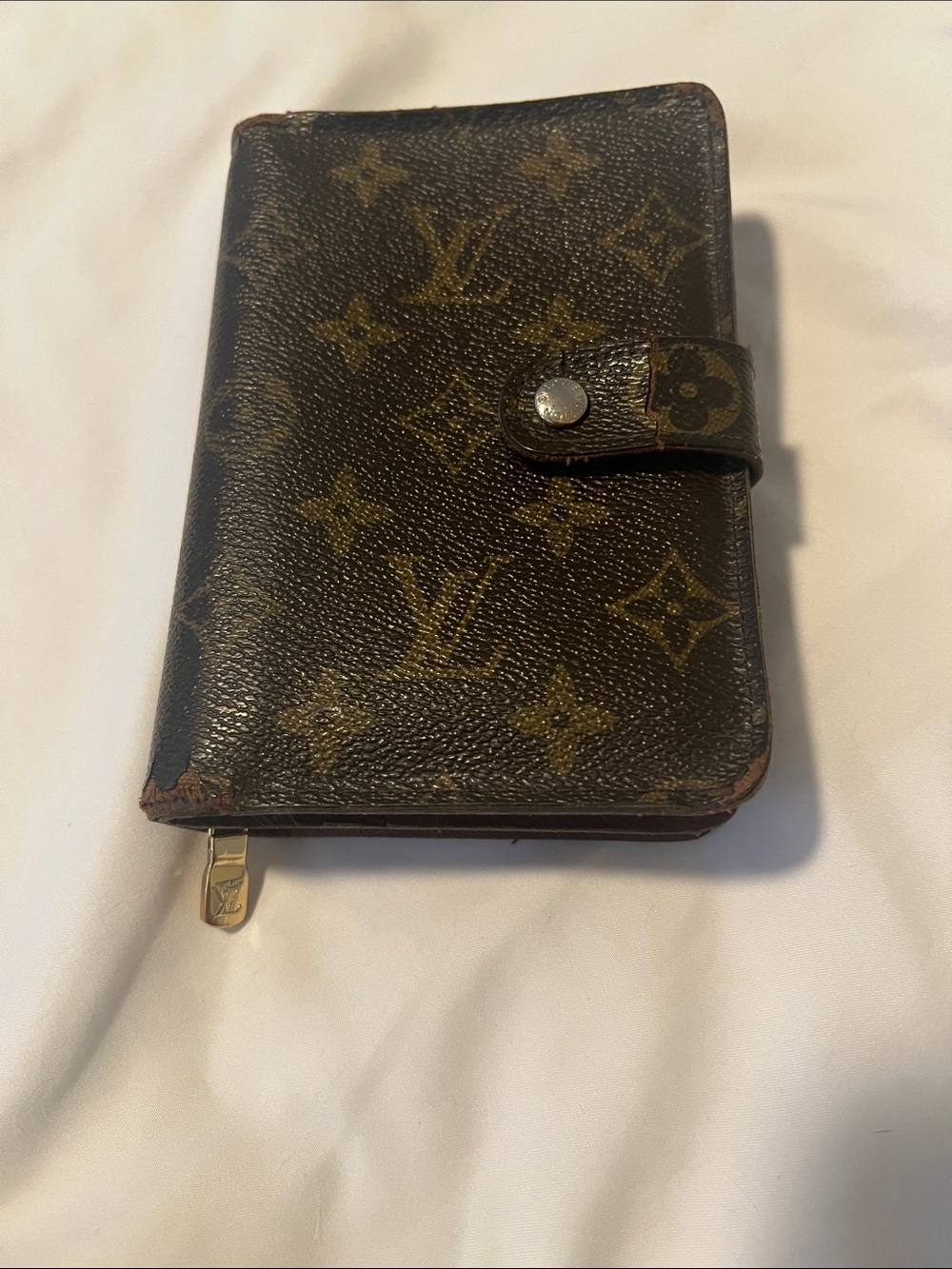 Louis Vuitton Monogram Canvas Card organizer  wallet in Brown